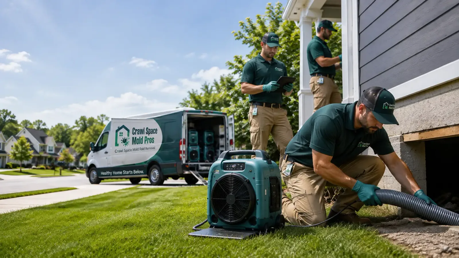 Crawl Space Mold Removal in Monroe, MI